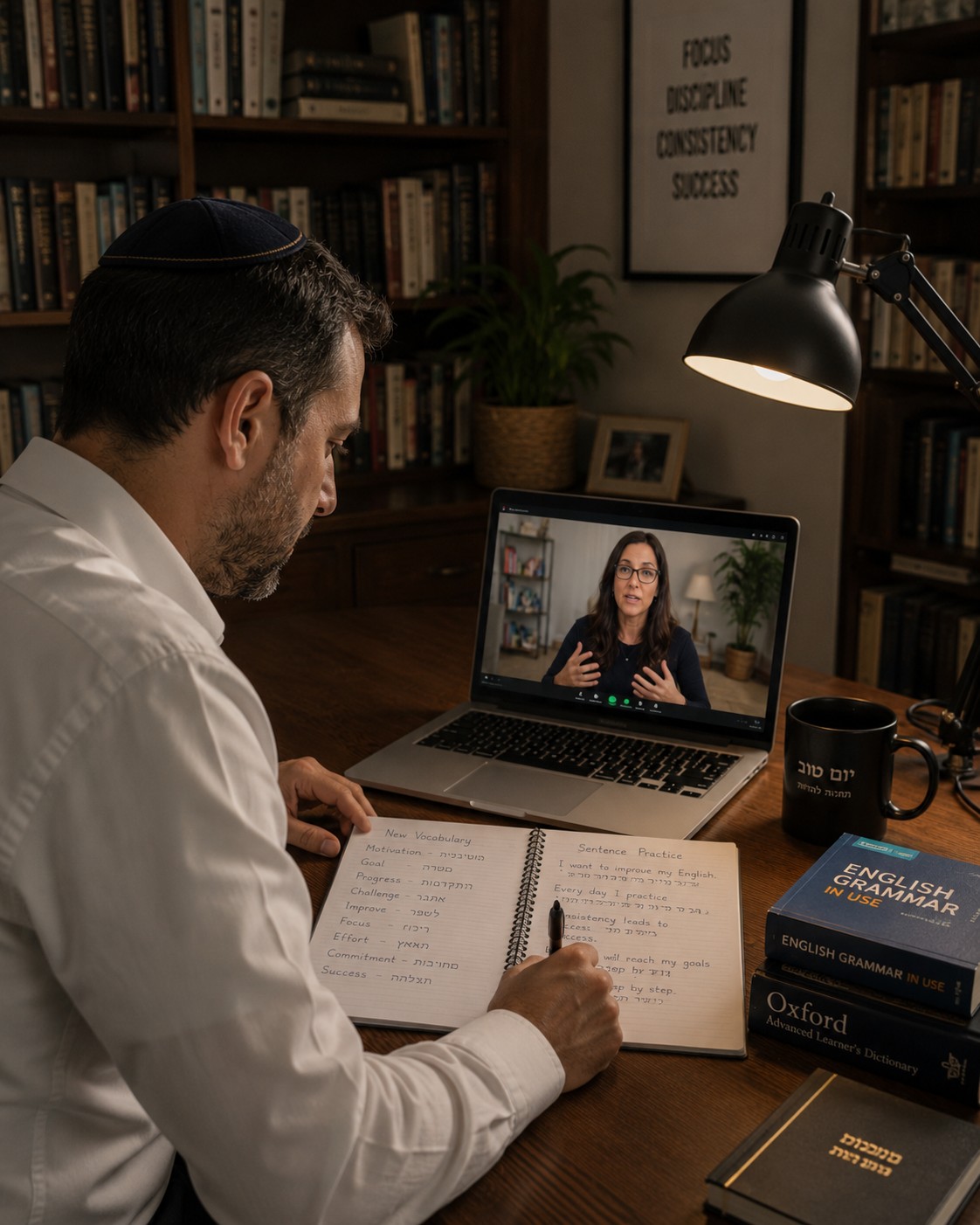 מורה פרטי לאנגלית לאנשים שלא יודעים בכלל אנגלית איך מתחילים בלי פחד ובלי בושה