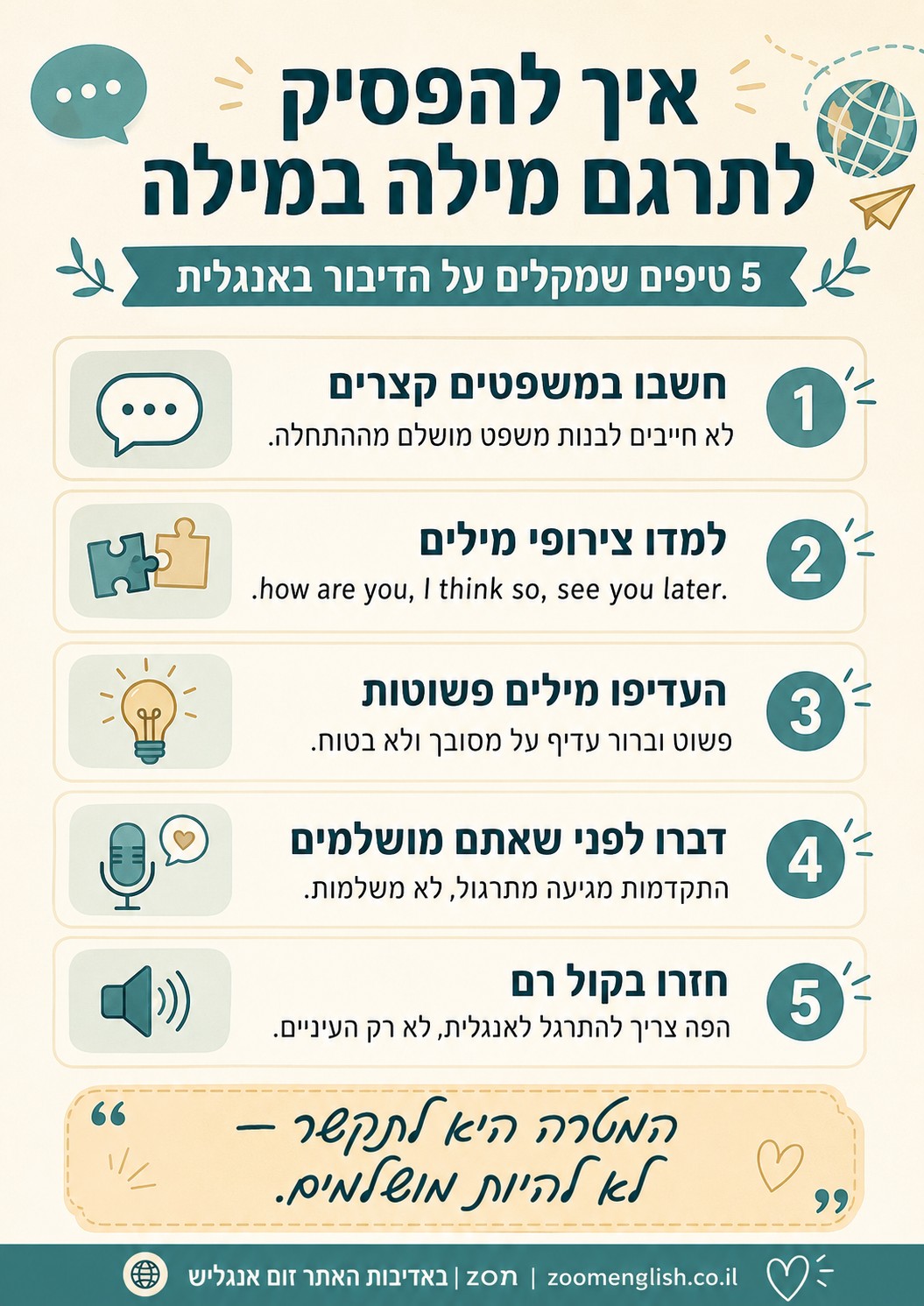  איך ללמוד אנגלית בקצב אישי