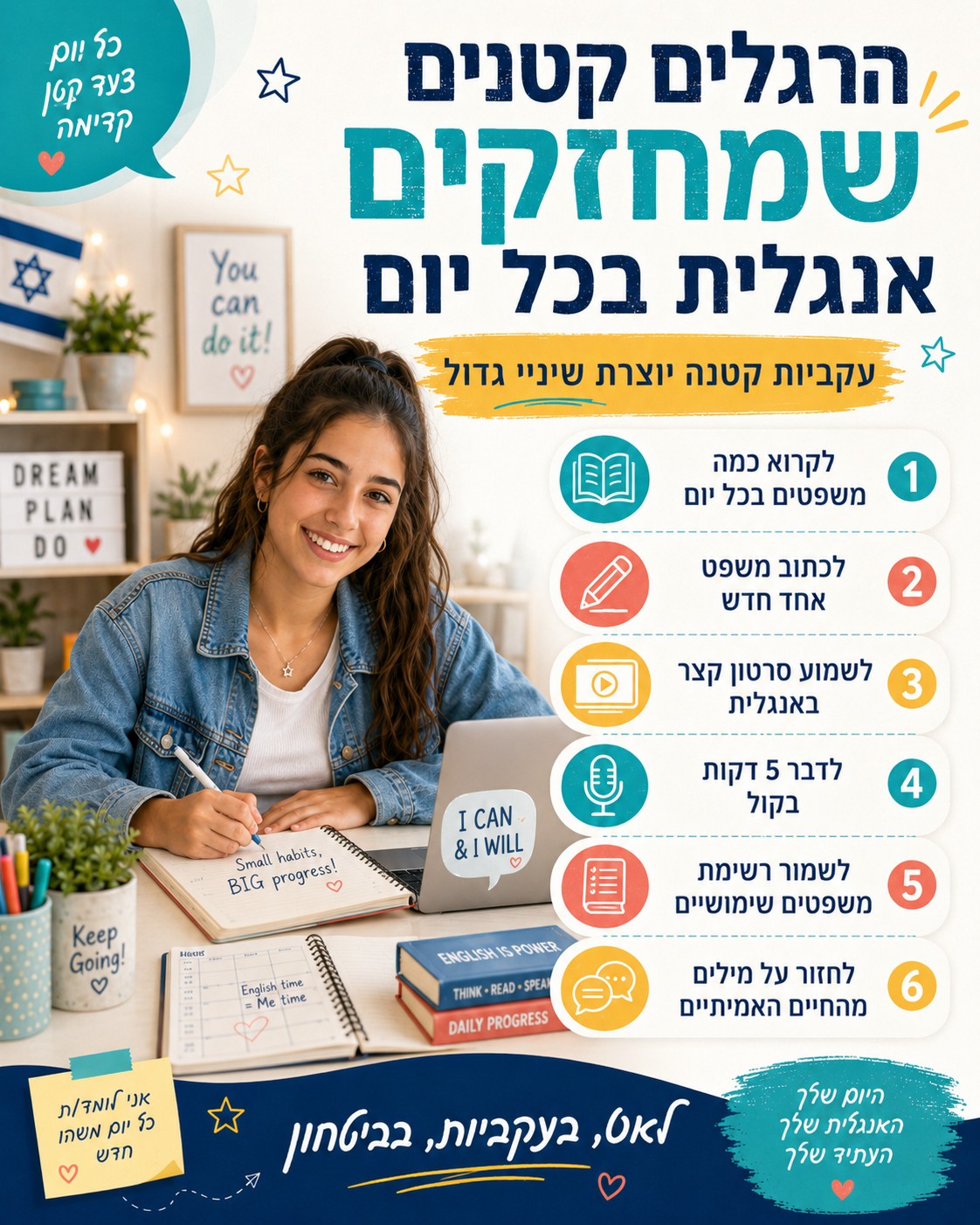 איך לעזור לילד שמתקשה באנגלית