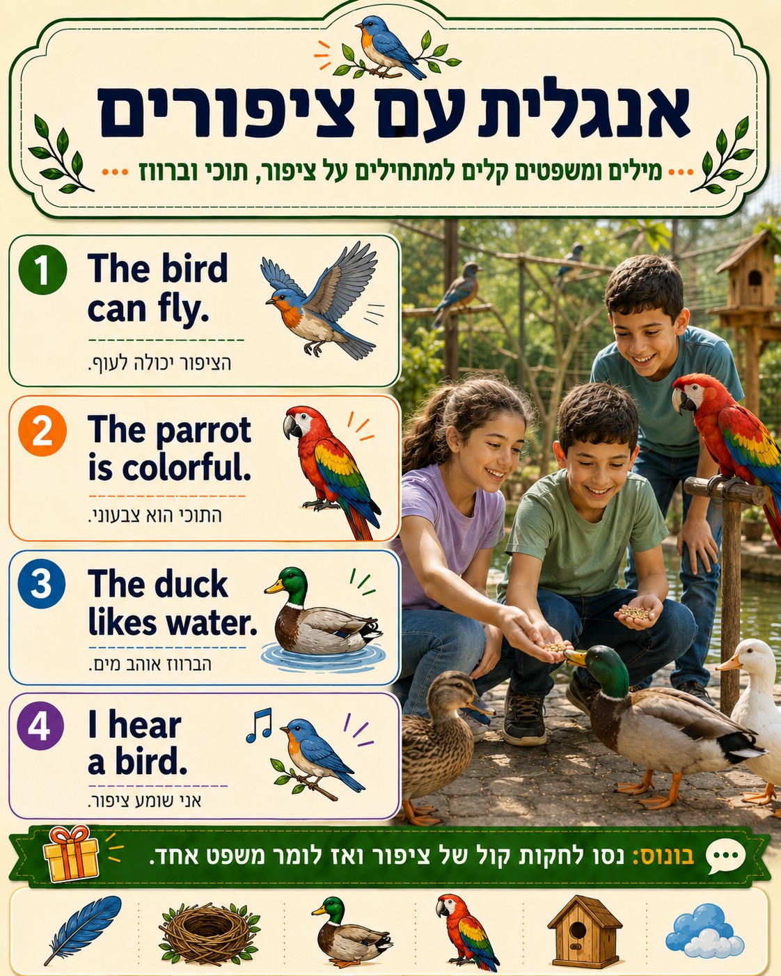 איך לשפר אנגלית לילדים