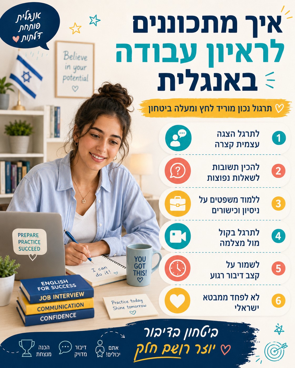 המשבר באנגלית בישראל ואיך בונים ביטחון בדיבור ב2026
