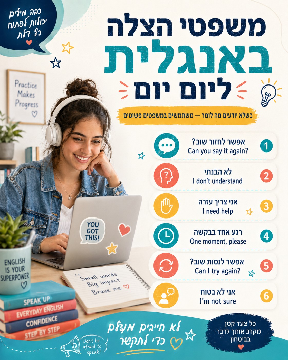 לימוד אנגלית אחד על אחד בזום
