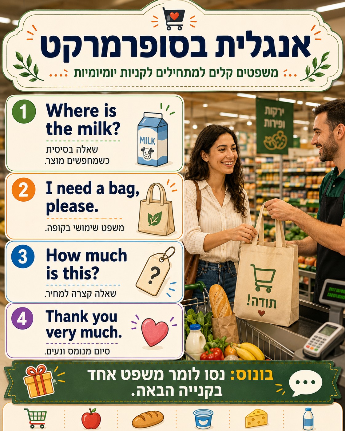 משפטי עוגן לשיחת טלפון באנגלית