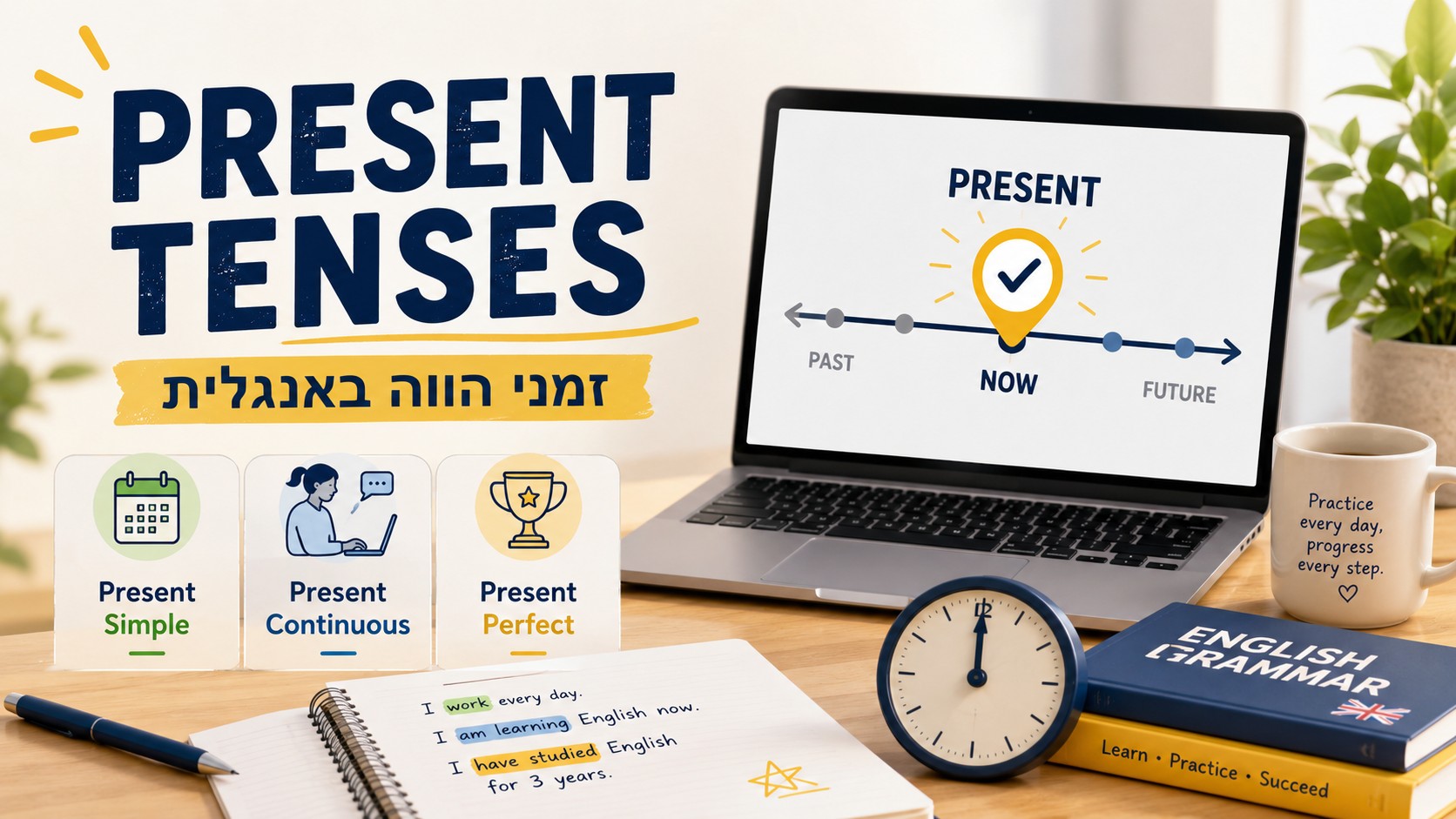 Future Perfect באנגלית עם פירוש