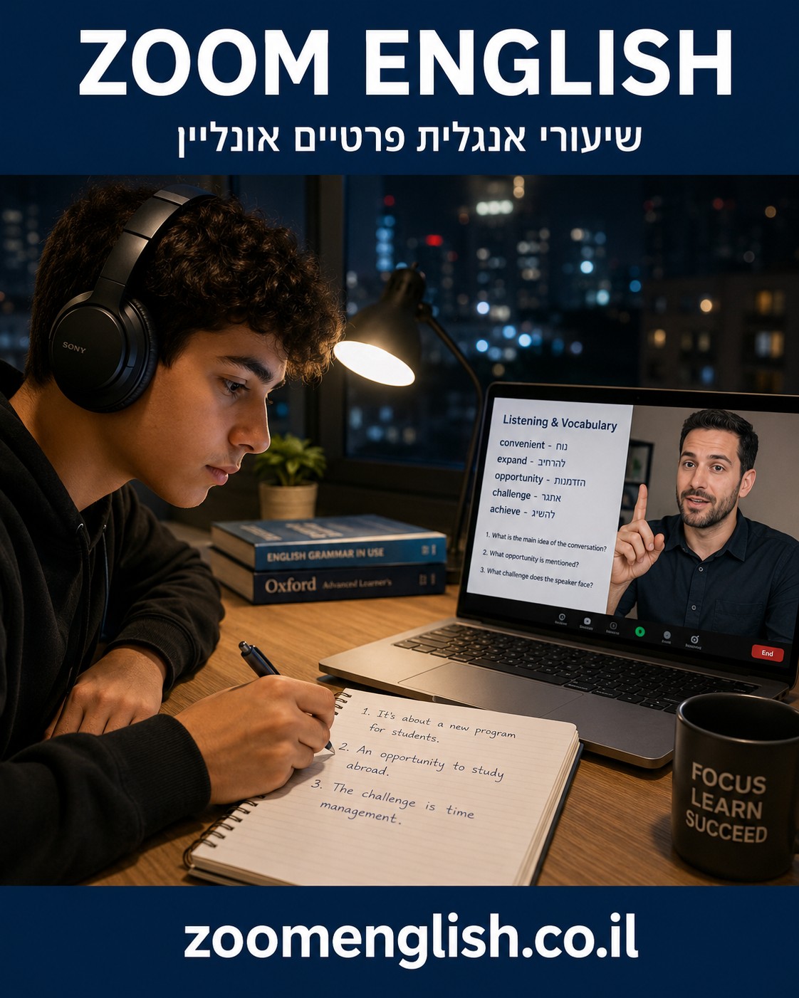 איך מורה פרטי לאנגלית עוזר לתלמידים עם לקויות למידה לבנות ביטחון אמיתי