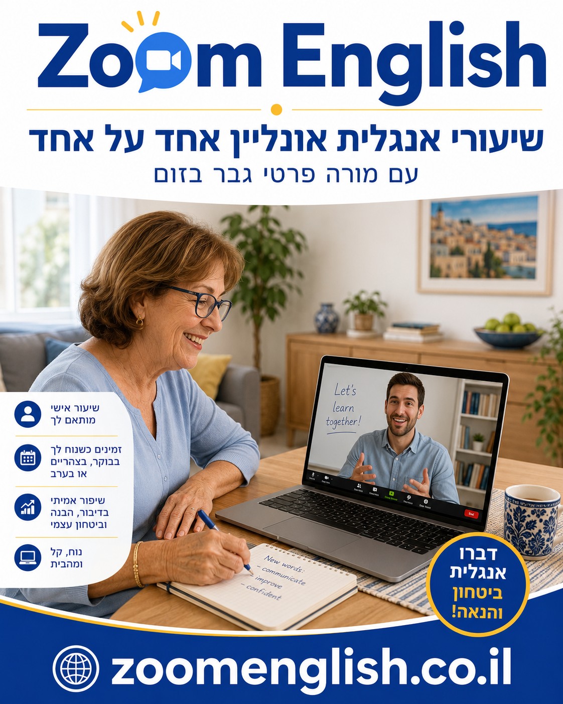 היתרונות של מורה פרטי לאנגלית על פני קבוצת תגבור