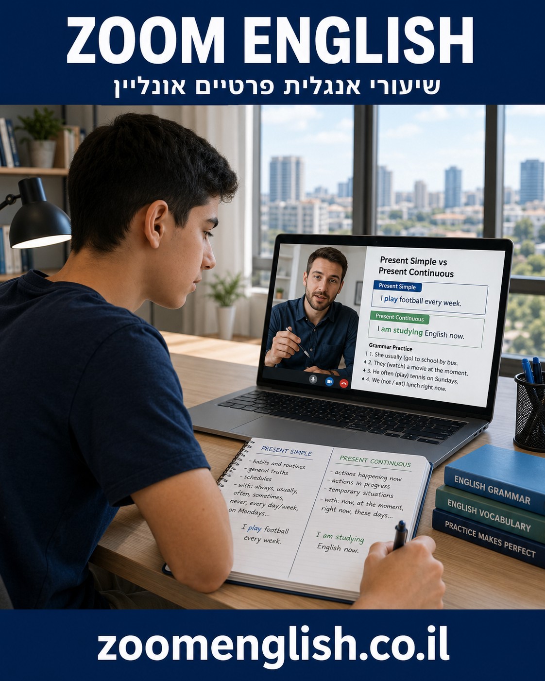 חיזוק אנגלית לבגרות 4 יחידות