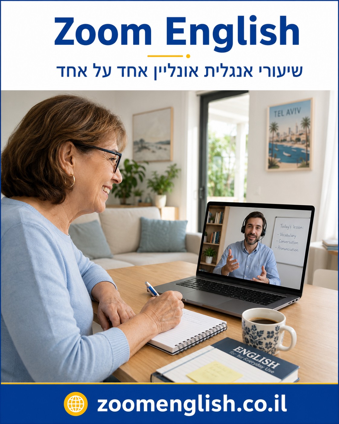 לימוד אנגלית אונליין למי שנתקע בשיחה