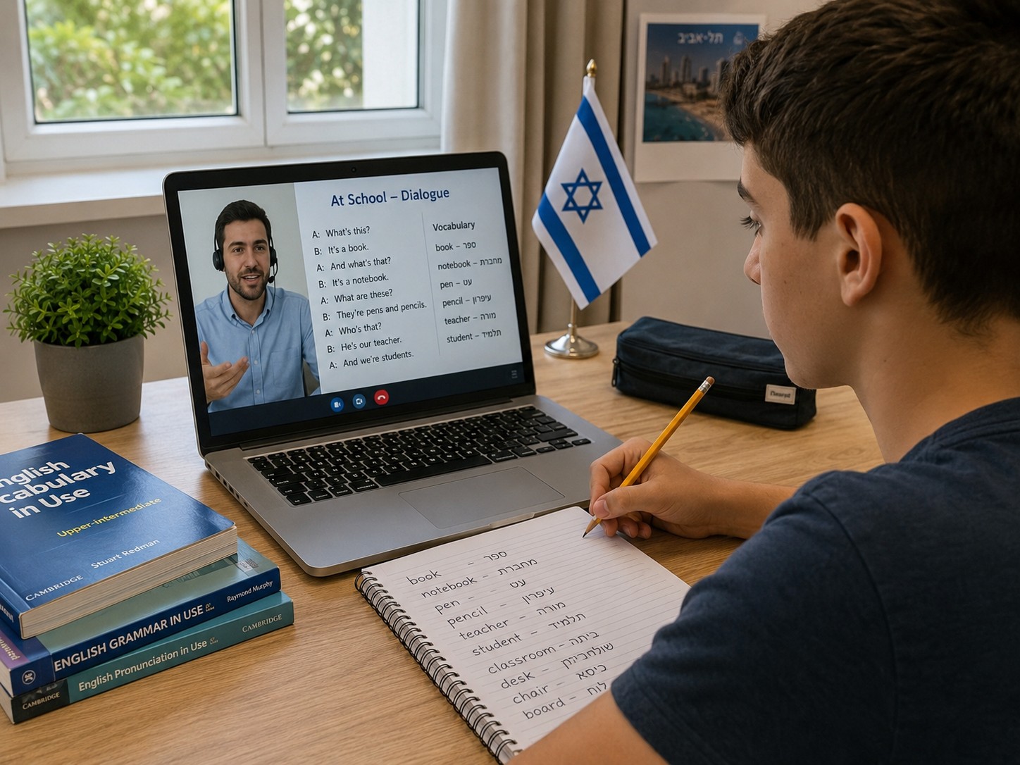 לימודי אנגלית לנוער – איך בונים ביטחון לפני מבחנים, בגרות וחיים אמיתיים