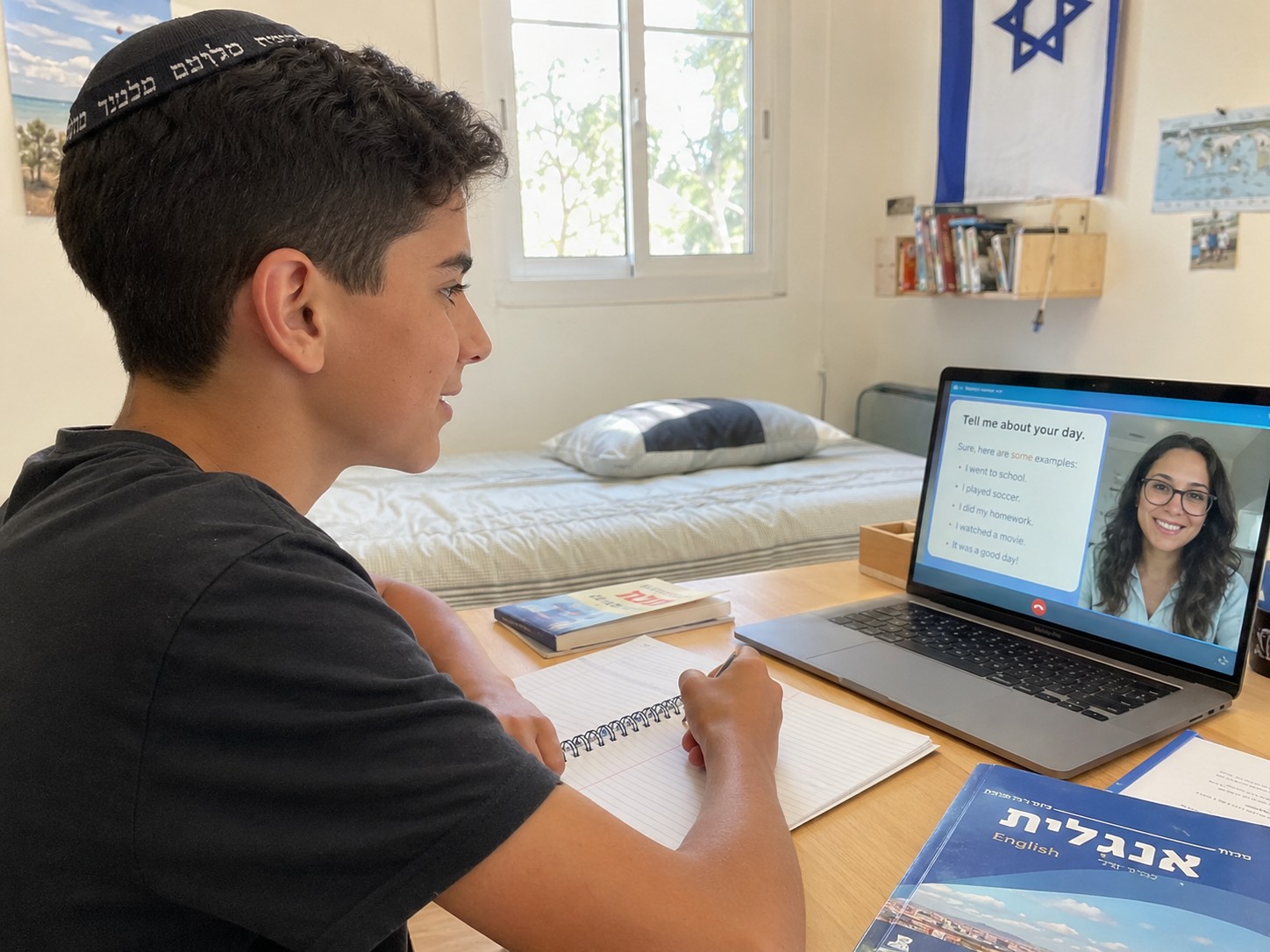 מורה פרטי לאנגלית אונליין לבגרות