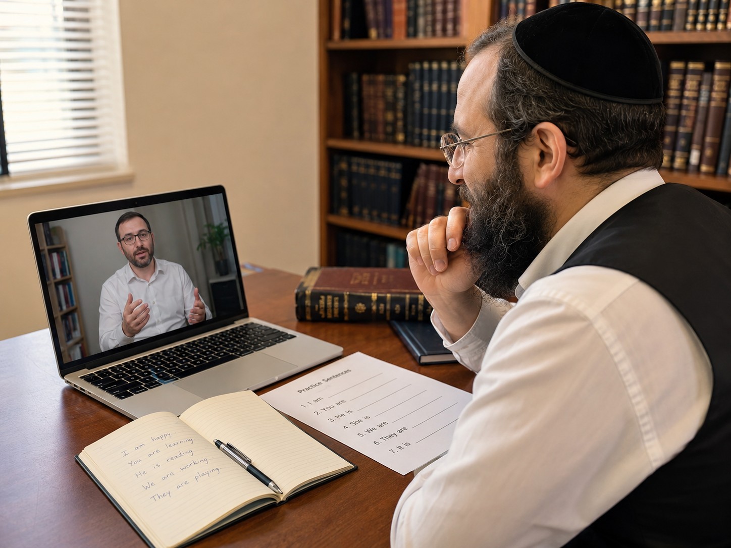 מורה פרטי לאנגלית אונליין לחרדים