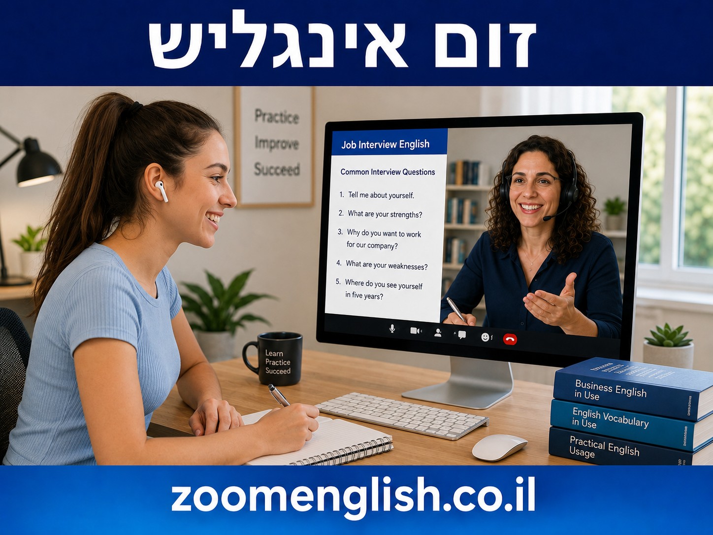  מורה פרטי לאנגלית אונליין עם שילוב AI