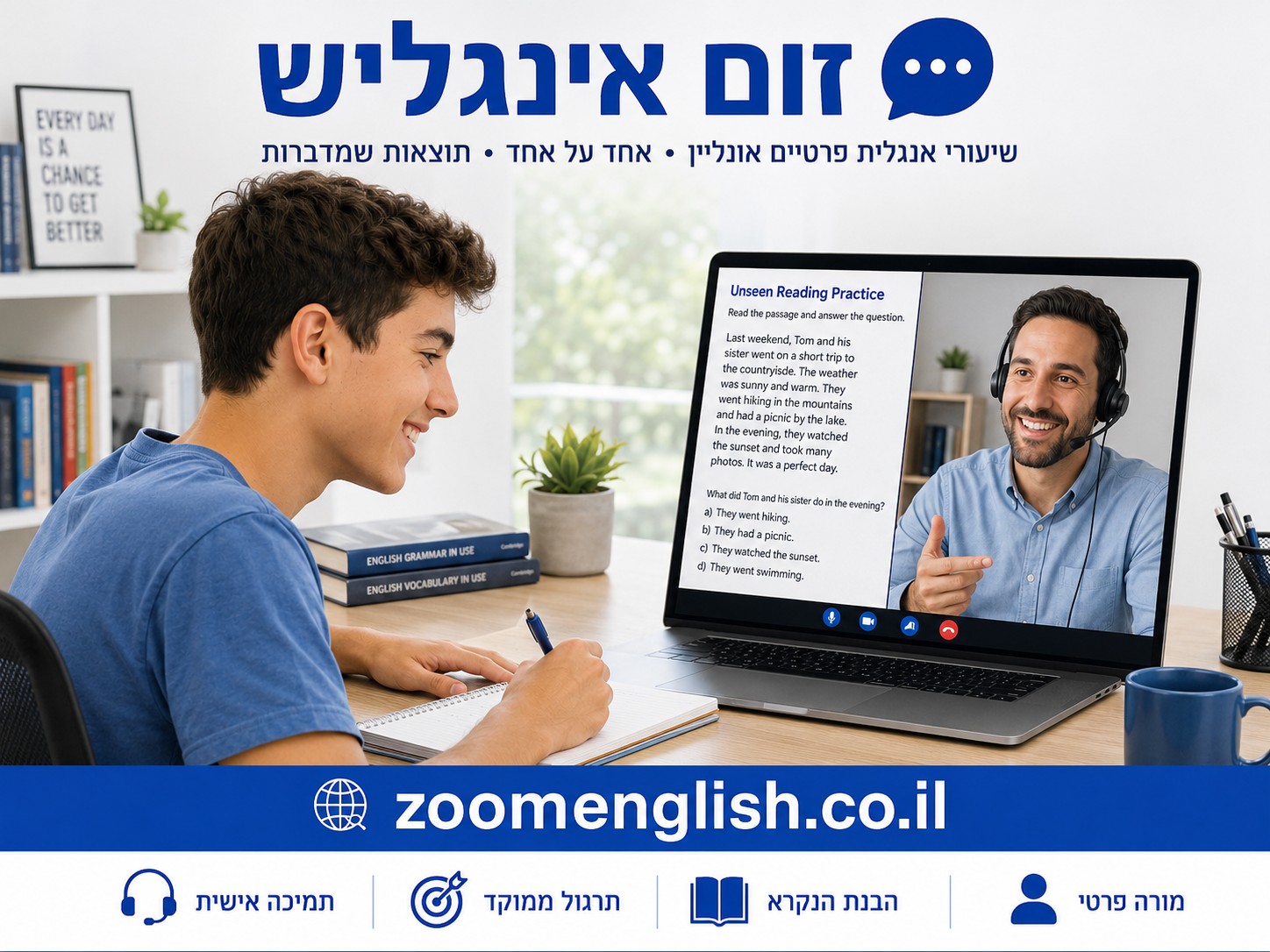 מורה פרטי לאנגלית בבית שאן