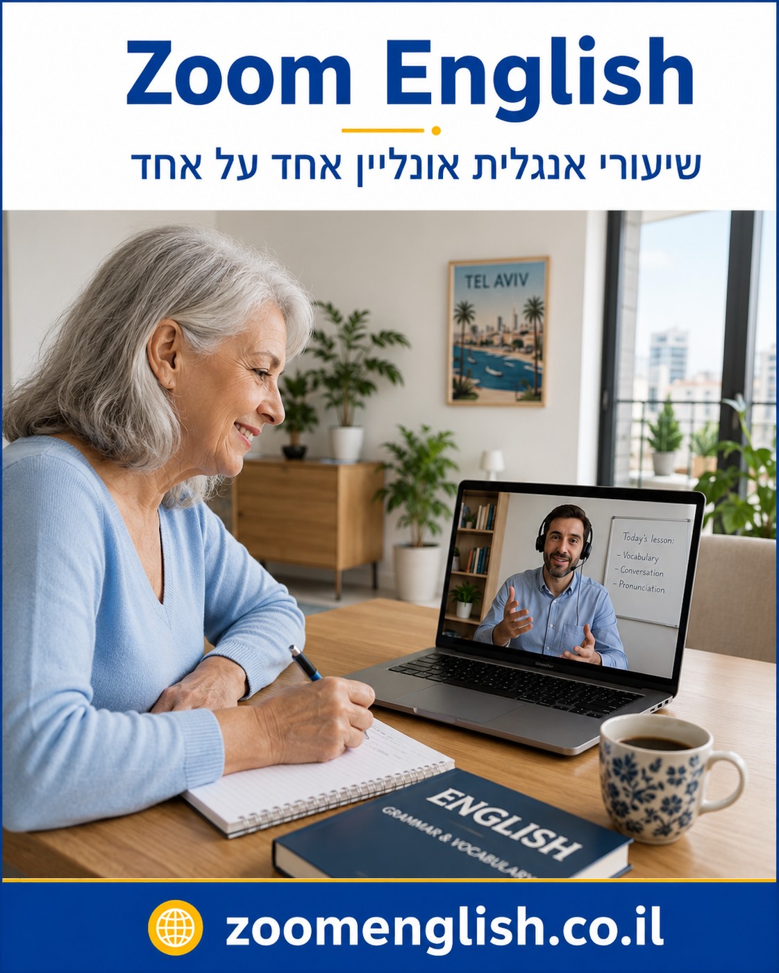 מורה פרטי לאנגלית להבנת הנשמע