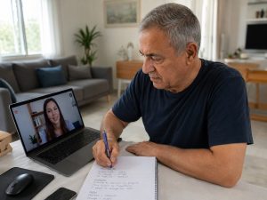 מורה פרטי לאנגלית למבוגרים אונליין- שיעורים אישיים לשיפור דיבור, ביטחון, דקדוק ואנגלית לעבודה בקצב רגוע ומהבית.