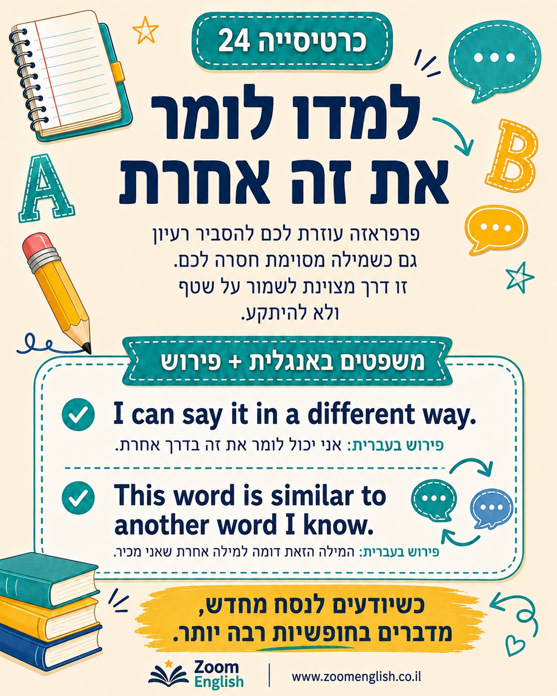 מורה פרטי לאנגלית למבוגרים בירושלים