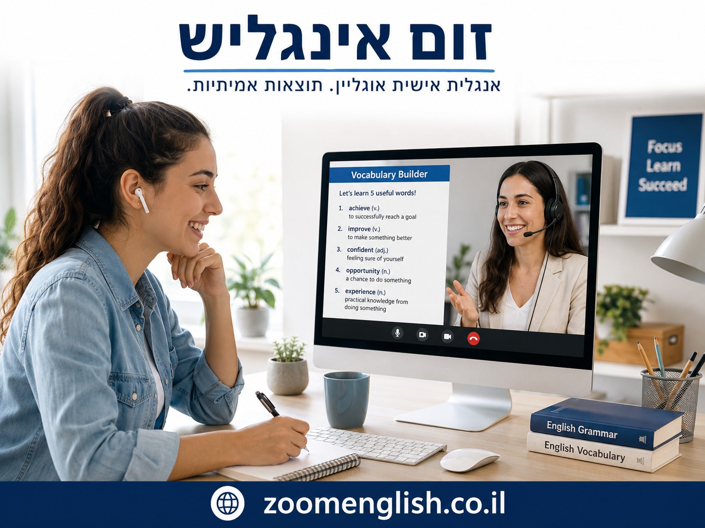 מורה פרטי לאנגלית ראש העין