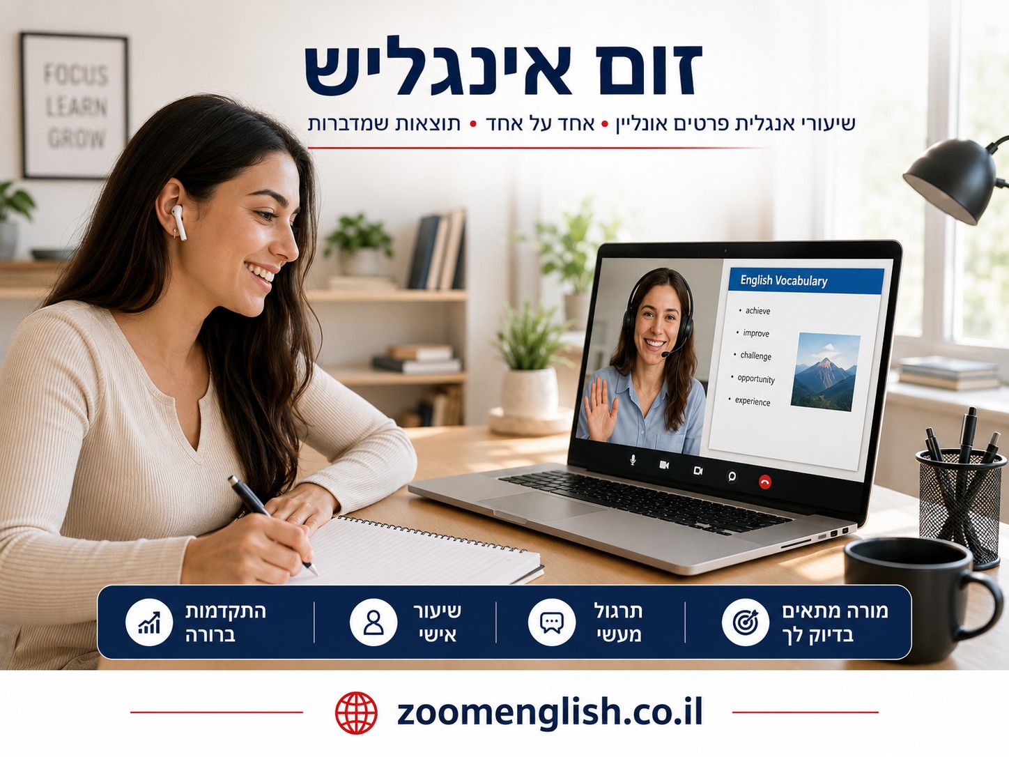 מורים פרטיים לאנגלית מגדל העמק