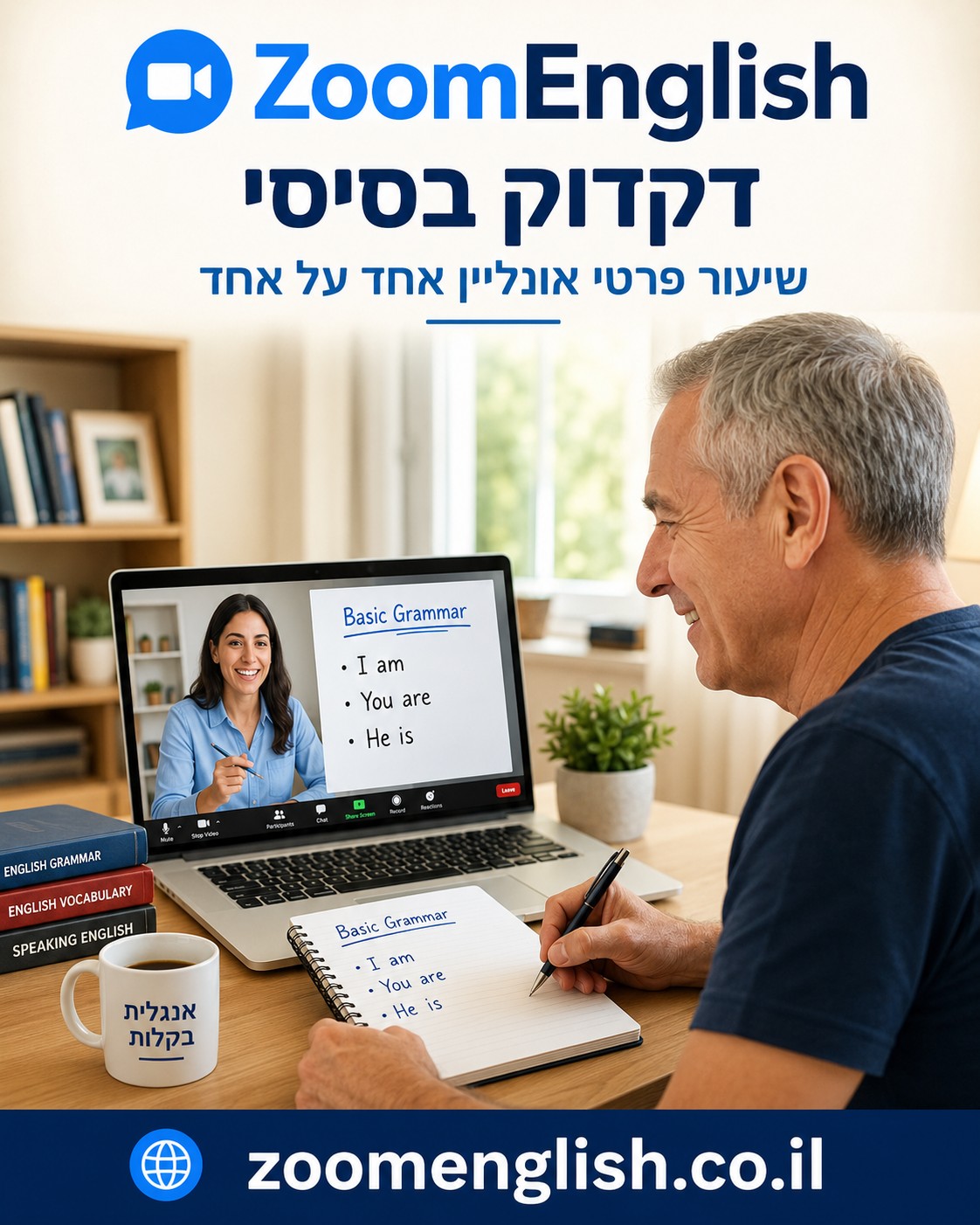  קורס אנגלית אונליין למי שמתחיל מאפס