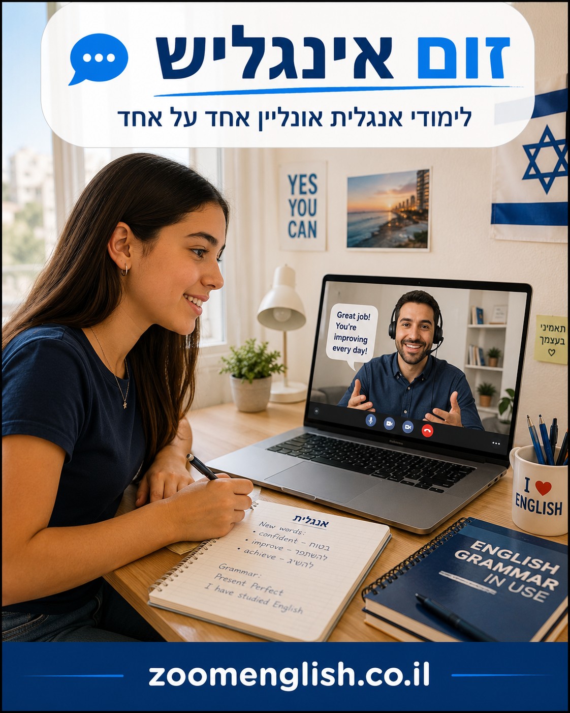 שיעור אנגלית אישי לתיקון טעויות