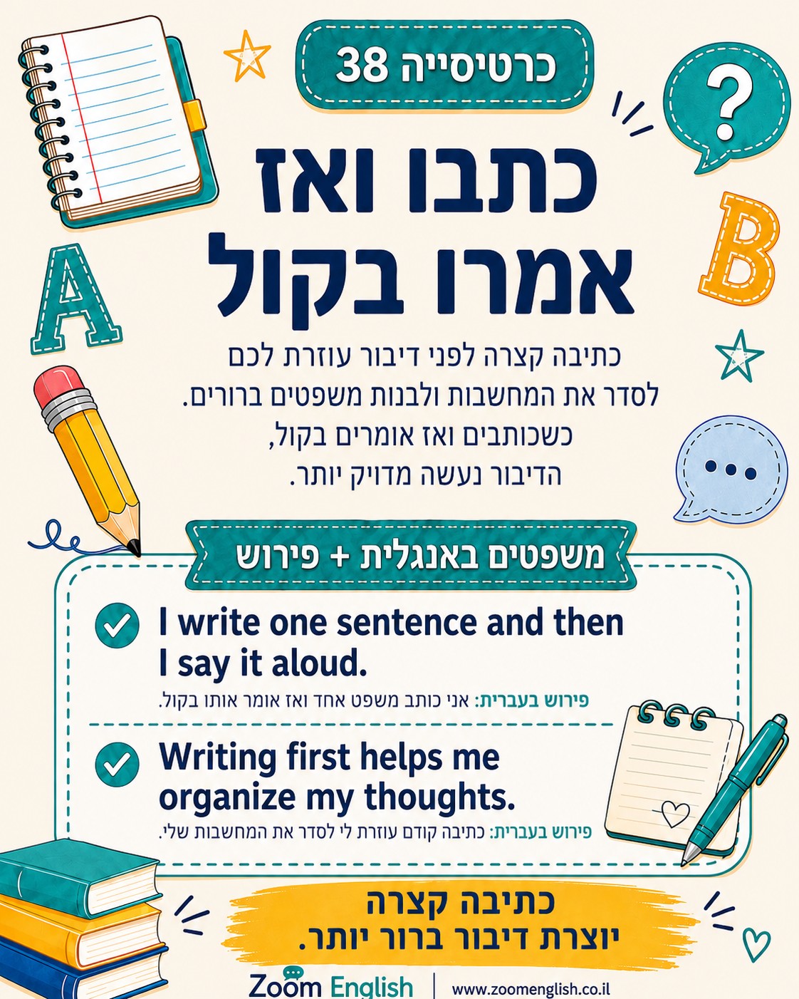 שיעורי אנגלית למבוגרים מתחילים