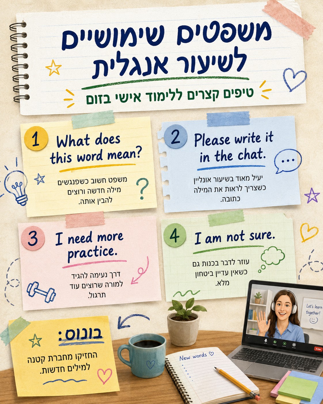 שיעורי עזר באנגלית לתלמידי יסודי בירושלים