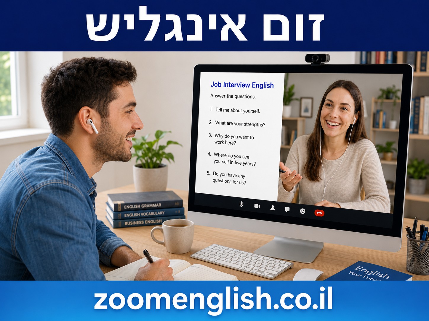 שיעורים פרטיים באנגלית ביבנה