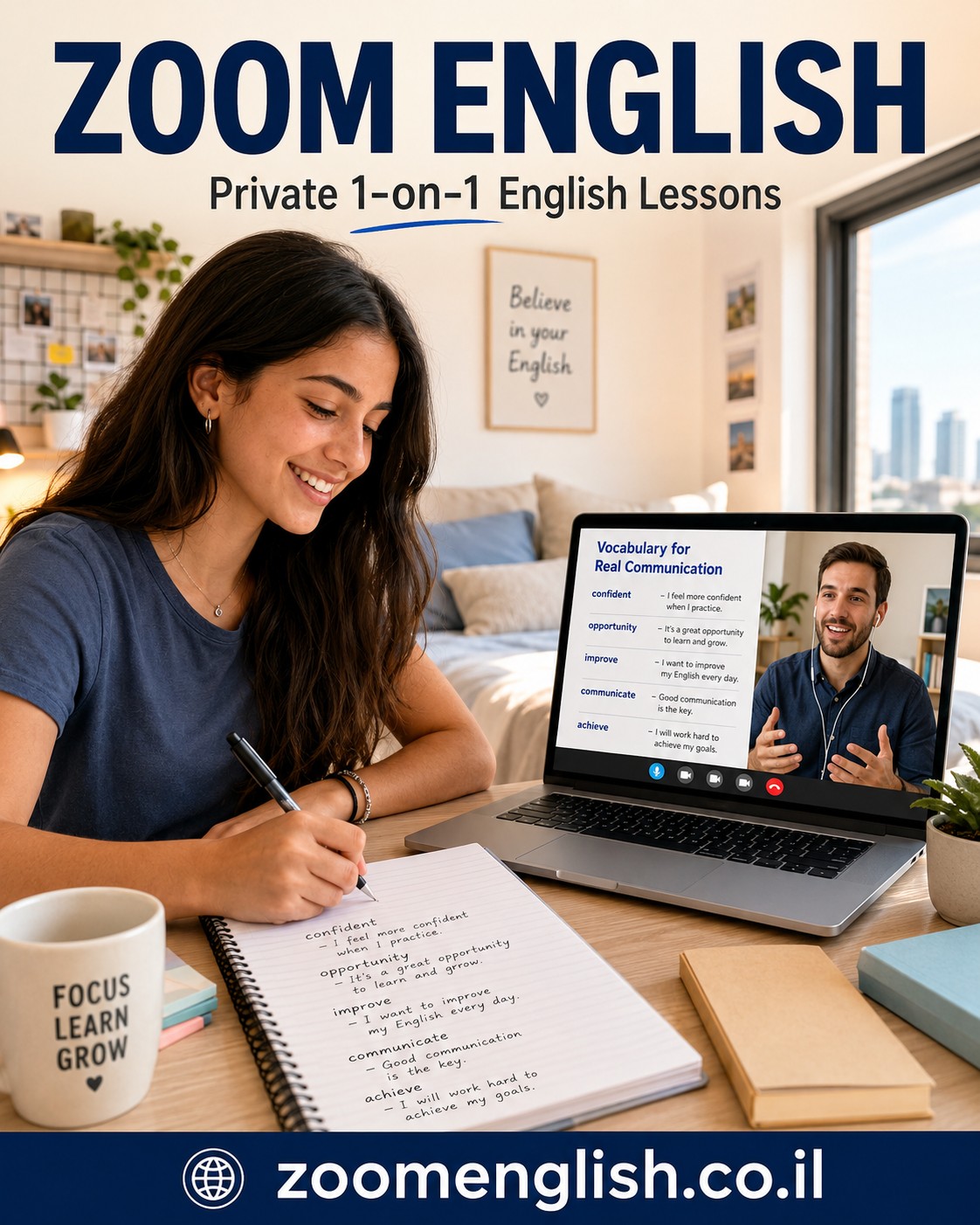 שיעורים פרטיים באנגלית עפולה