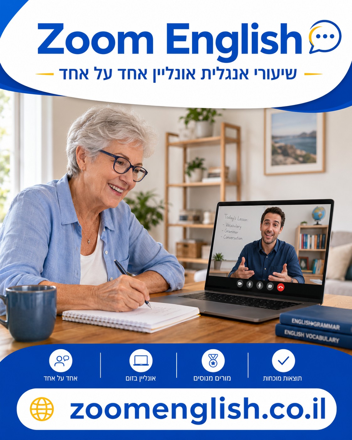 תרגול אנגלית מדוברת למתחילים