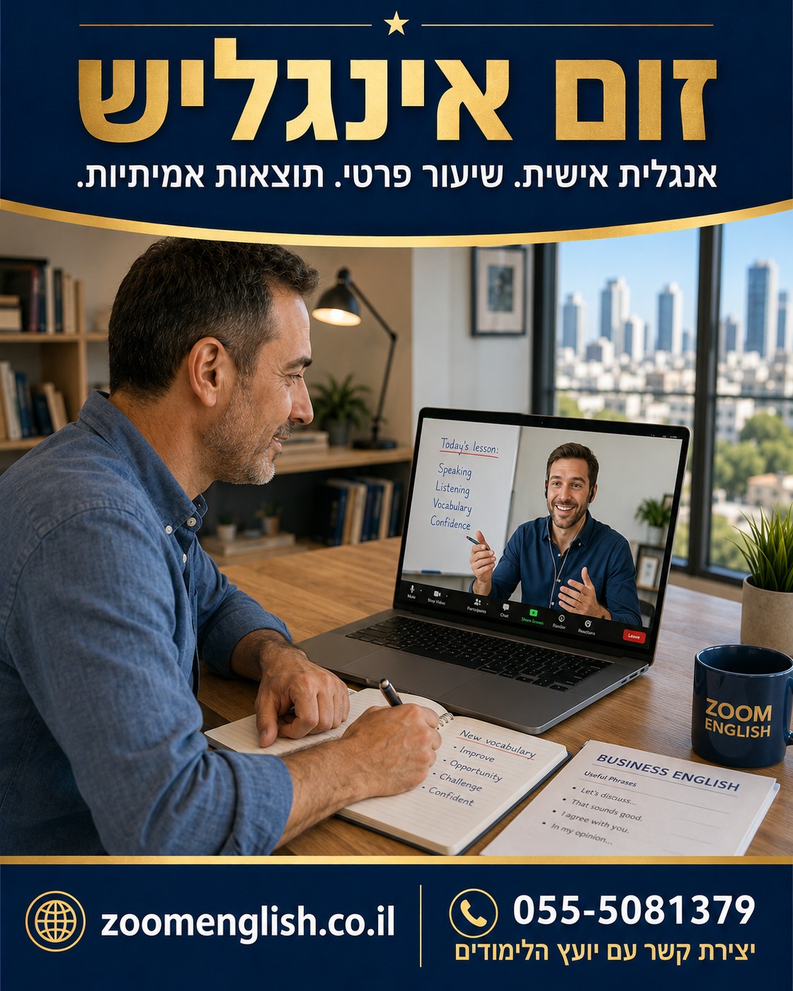 אנגלית מאפס: המדריך המלא להתחלת לימודי אנגלית עם מורה פרטי אונליין