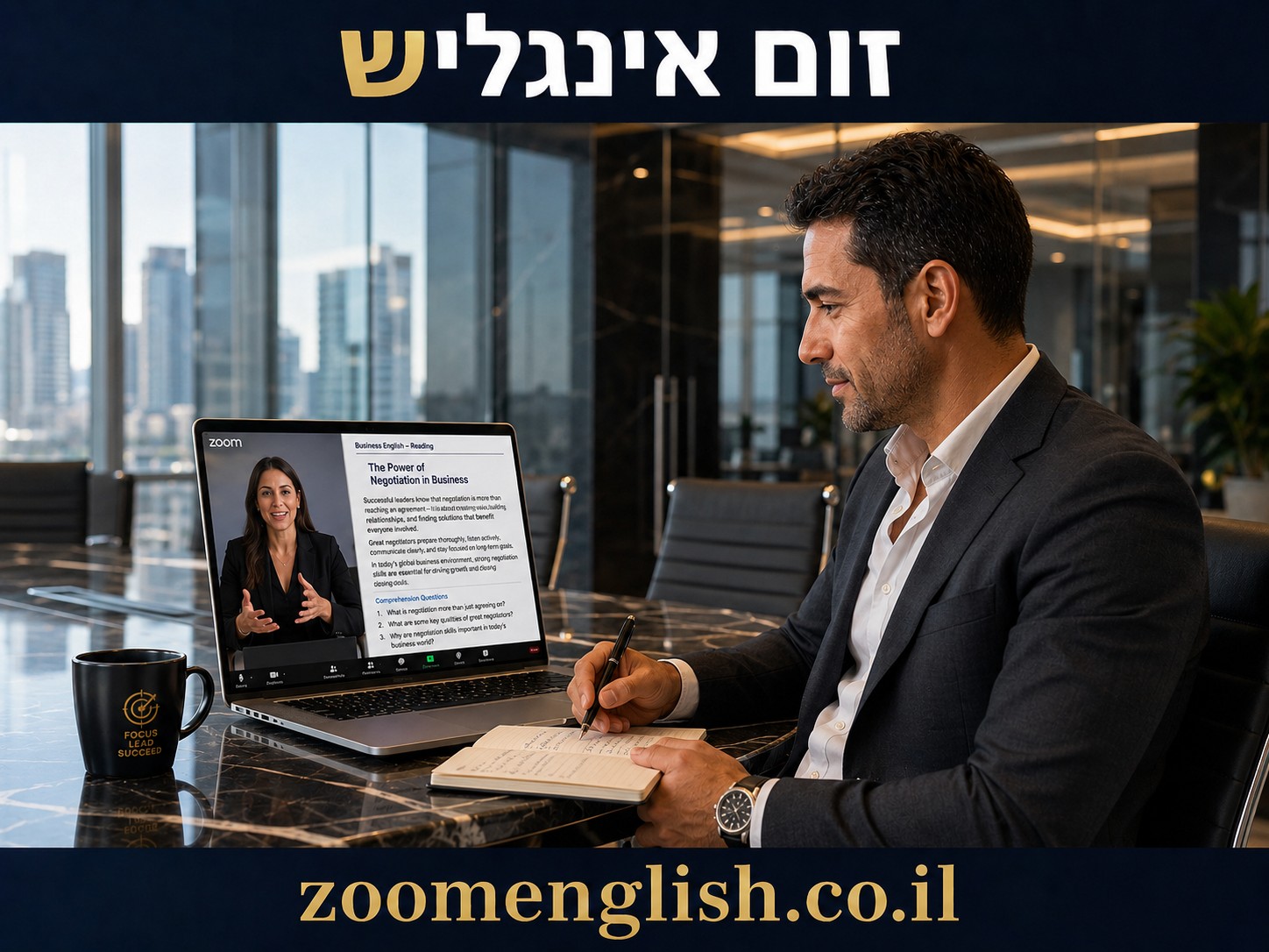 ללמוד לדבר אנגלית עם מורה פרטי