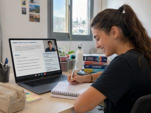 מורים לאנגלית או יוטיוב: למה צפייה לבד לא תמיד משפרת דיבור