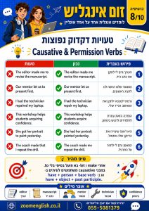 קורס אנגלית בבני ברק