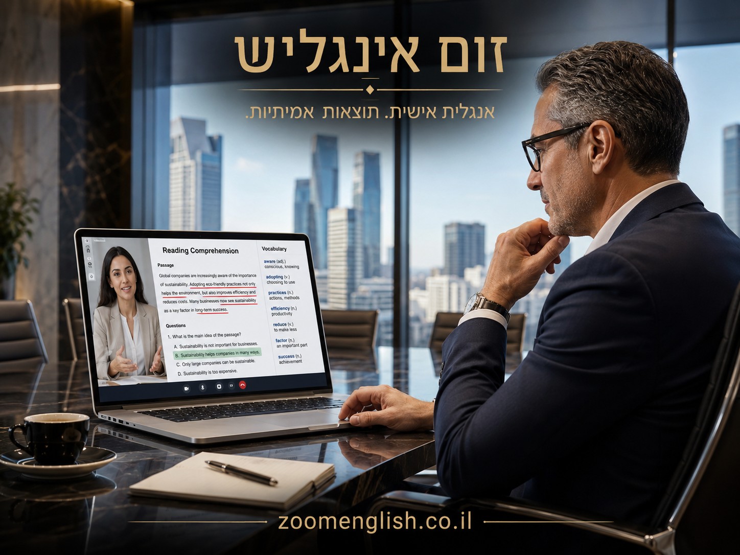 קורסים באנגלית מזורזים