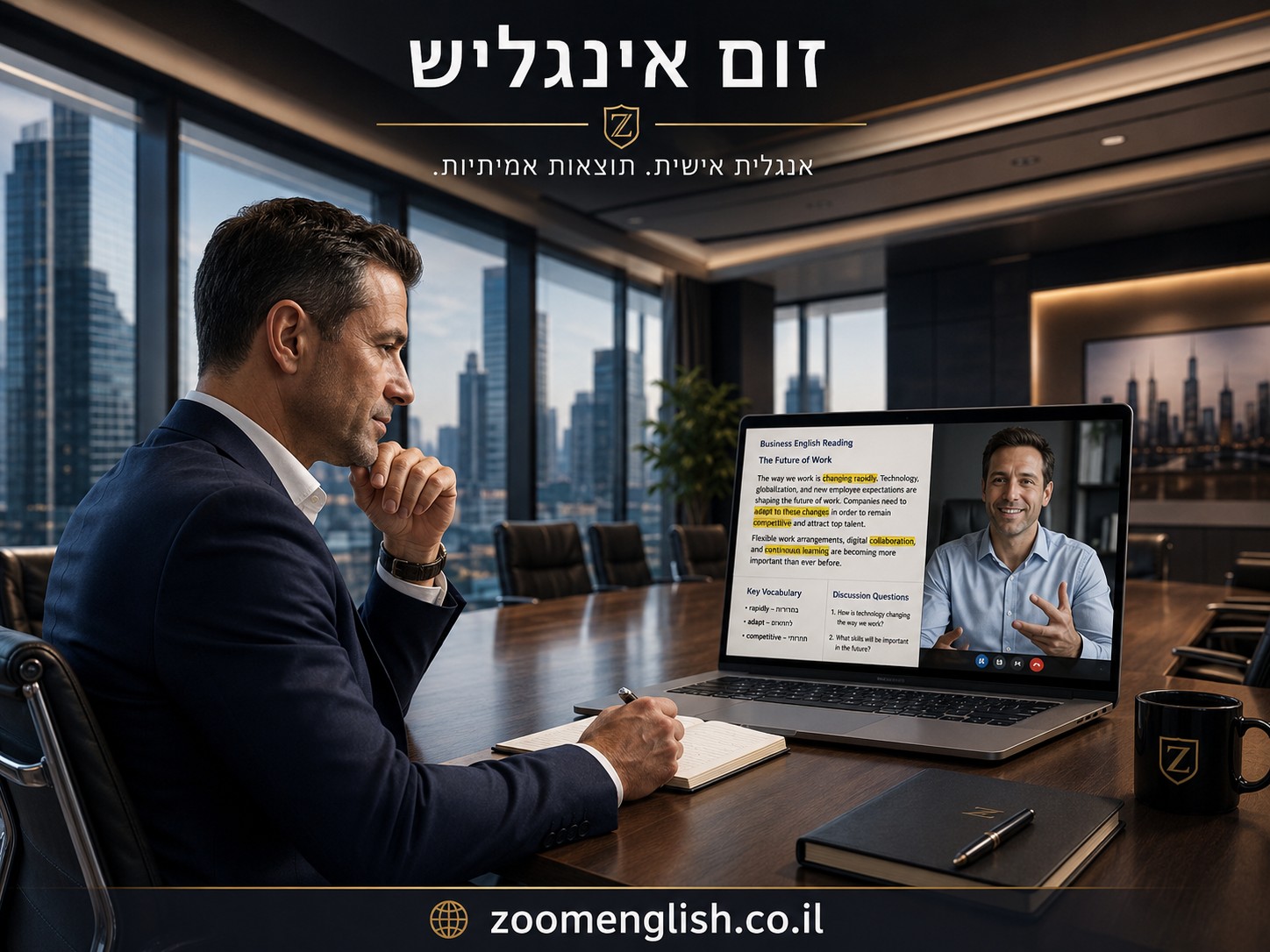 רוצים ללמוד לשוחח באנגלית בלי להיתקע? מדריך מעשי לשיפור דיבור, ביטחון ותגובה באנגלית עם שיעור אונליין אחד על אחד.