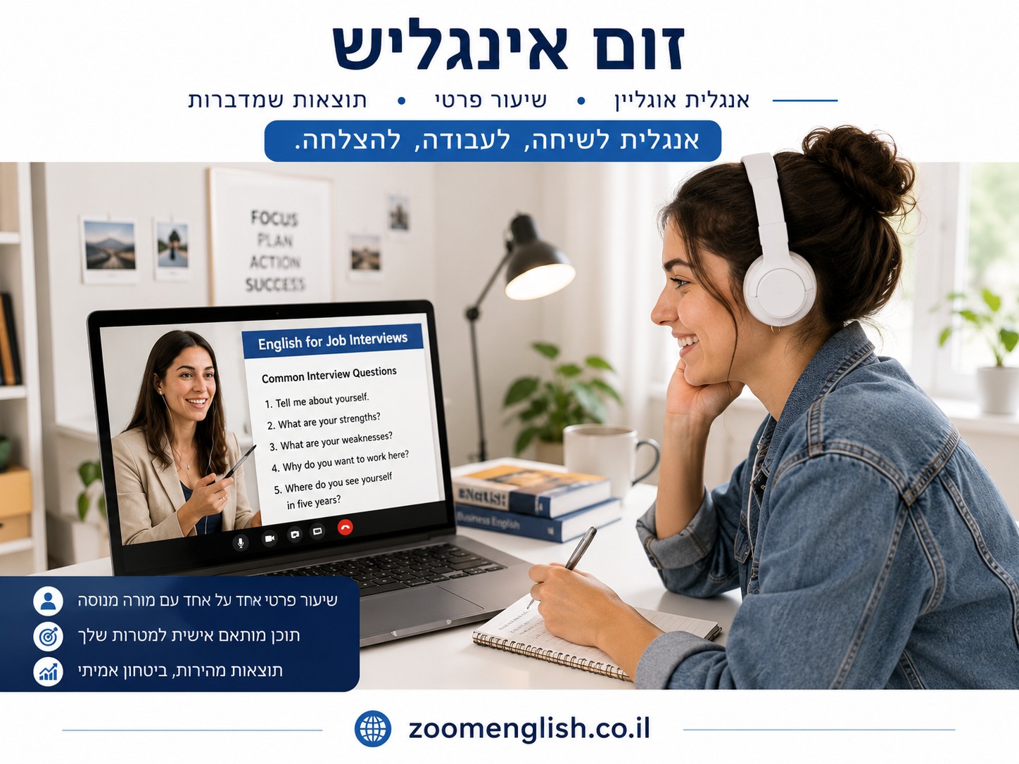 שיעורי אנגלית לפני מיונים לצה״ל