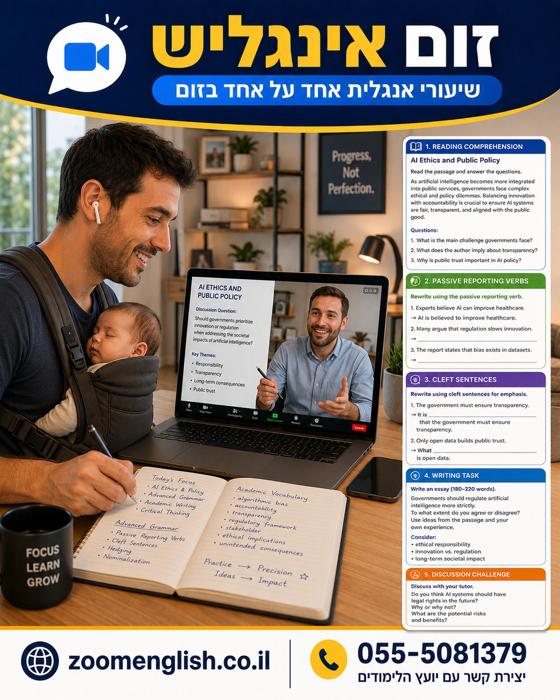 תרגול אנגלית עסקית עם מורה פרטי - איך ללמוד אנגלית עסקית ברמה מעולה תוך זמן קצר